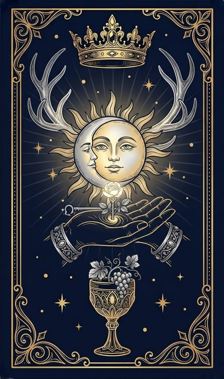 Tarot card back